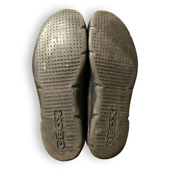 GEOX Black Leather Loafers Slip-On Comfortable Casual Shoes Size 43 main image 11